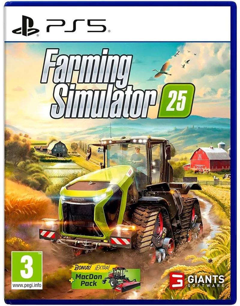 Playstation Games Farming Simulator 25 Transparant PAL