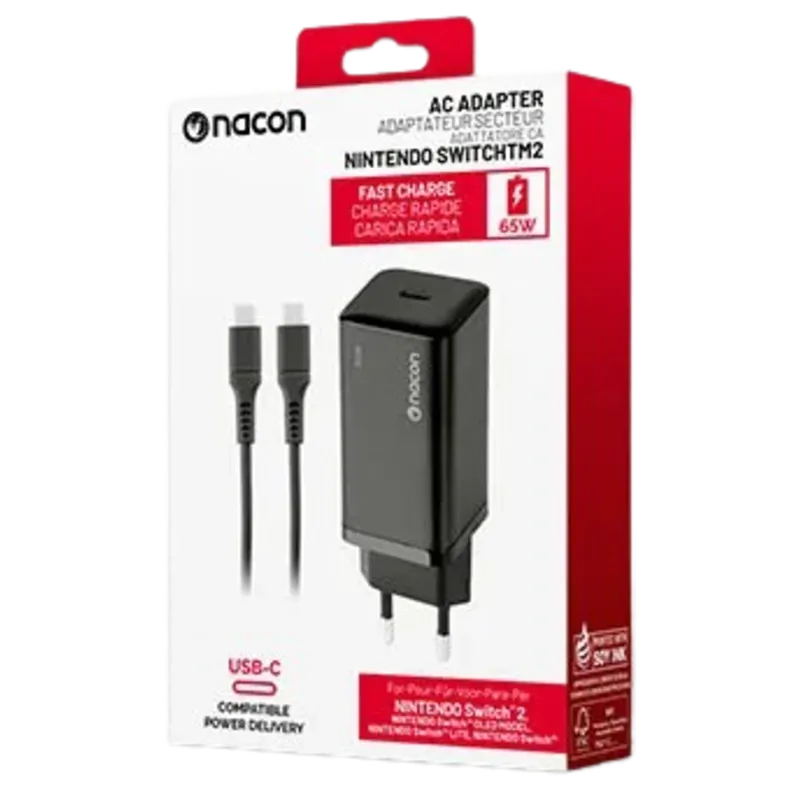 Nacon AC Adapter 65W USB-C