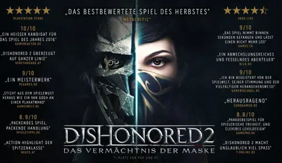 Bethesda Dishonored 2, , M (Volwassen), Fysieke media