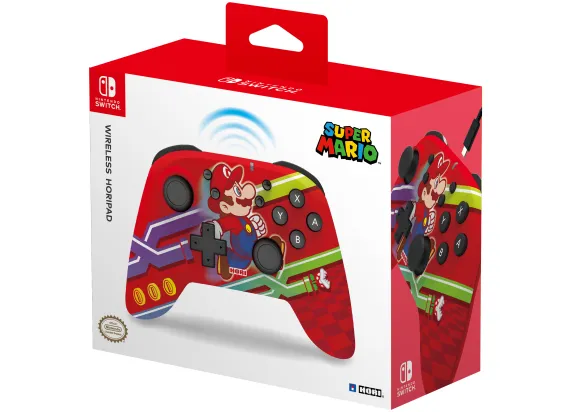 Hori Wireless Controller - Super Mario New Design Edition