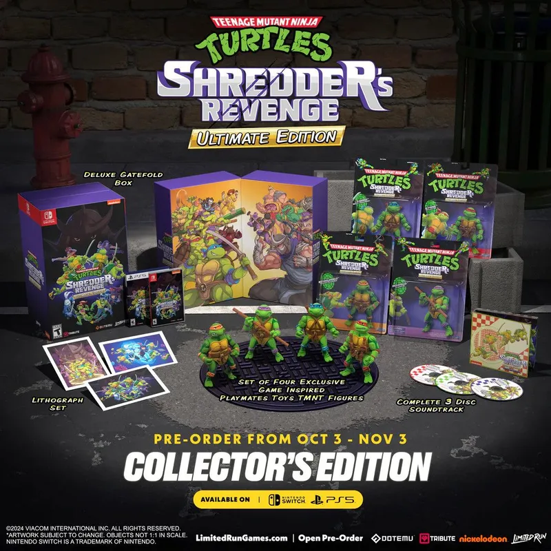 Teenage Mutant Ninja Turtles Shredder's Revenge Ultimate Collector's Edition (Limited Run Games)