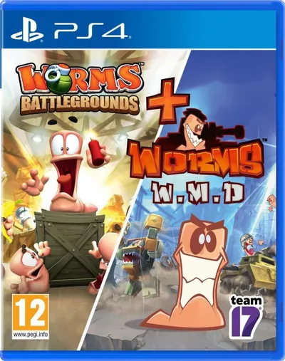 Team17 Worms Battlegrounds + Worms WMD Double Pack Bundle Meertalig