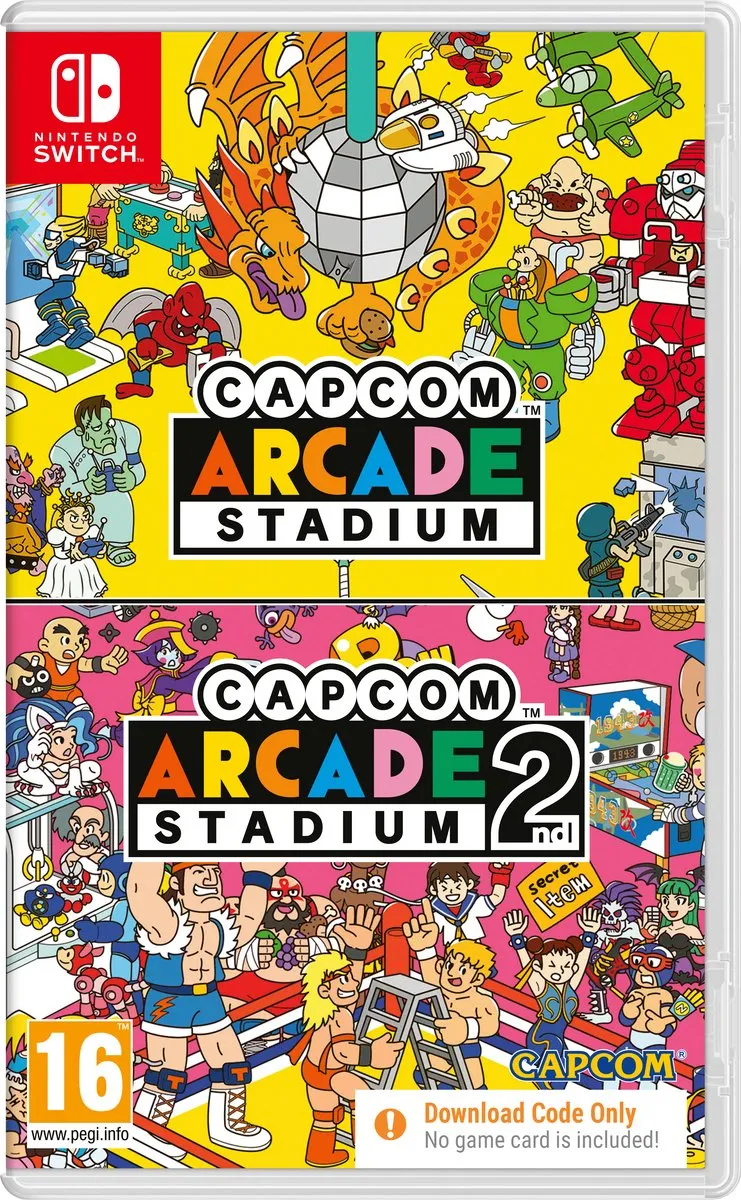 Capcom Arcade Stadium 1+2 - (Code in Box