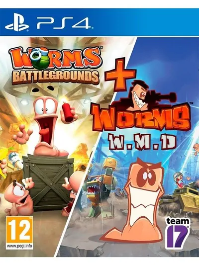 Worms Battlegrounds + WMD - Dubbel Pakket - - Strategy