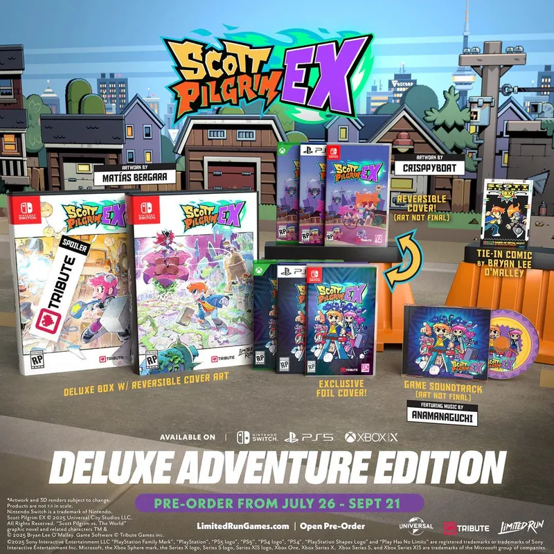 Scott Pilgrim EX Deluxe Adventure Edition (Limited Run Games)